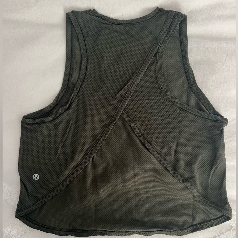 Lululemon Open Back Crop Top